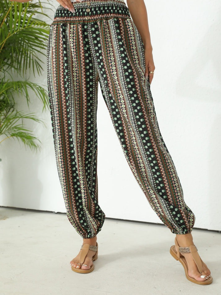 Stylische Hose mit Boho-Print