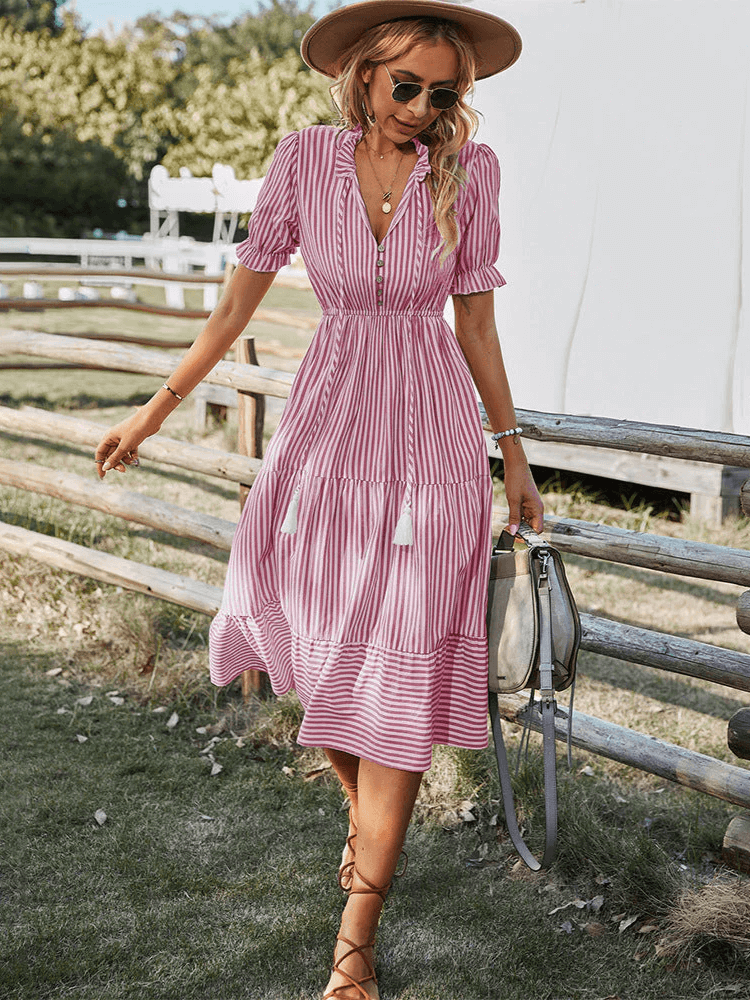 Ganni™ – Sexy und bequemes Sommerkleid