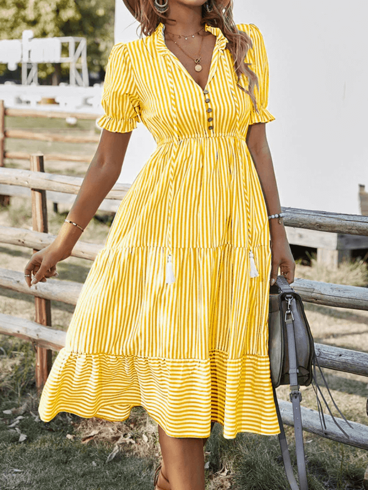 Ganni™ – Sexy und bequemes Sommerkleid