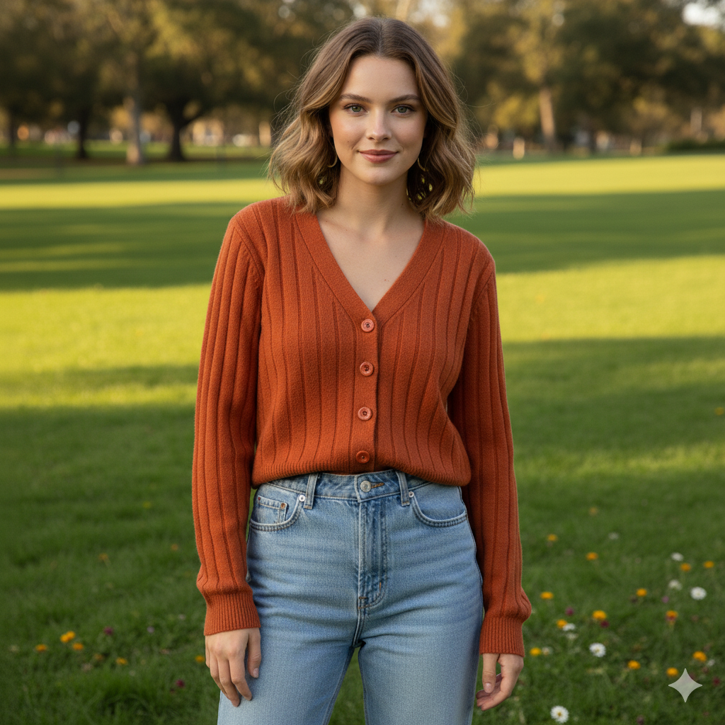 Valenzora | Damen-Strickpullover mit Schnürung und V-Ausschnitt