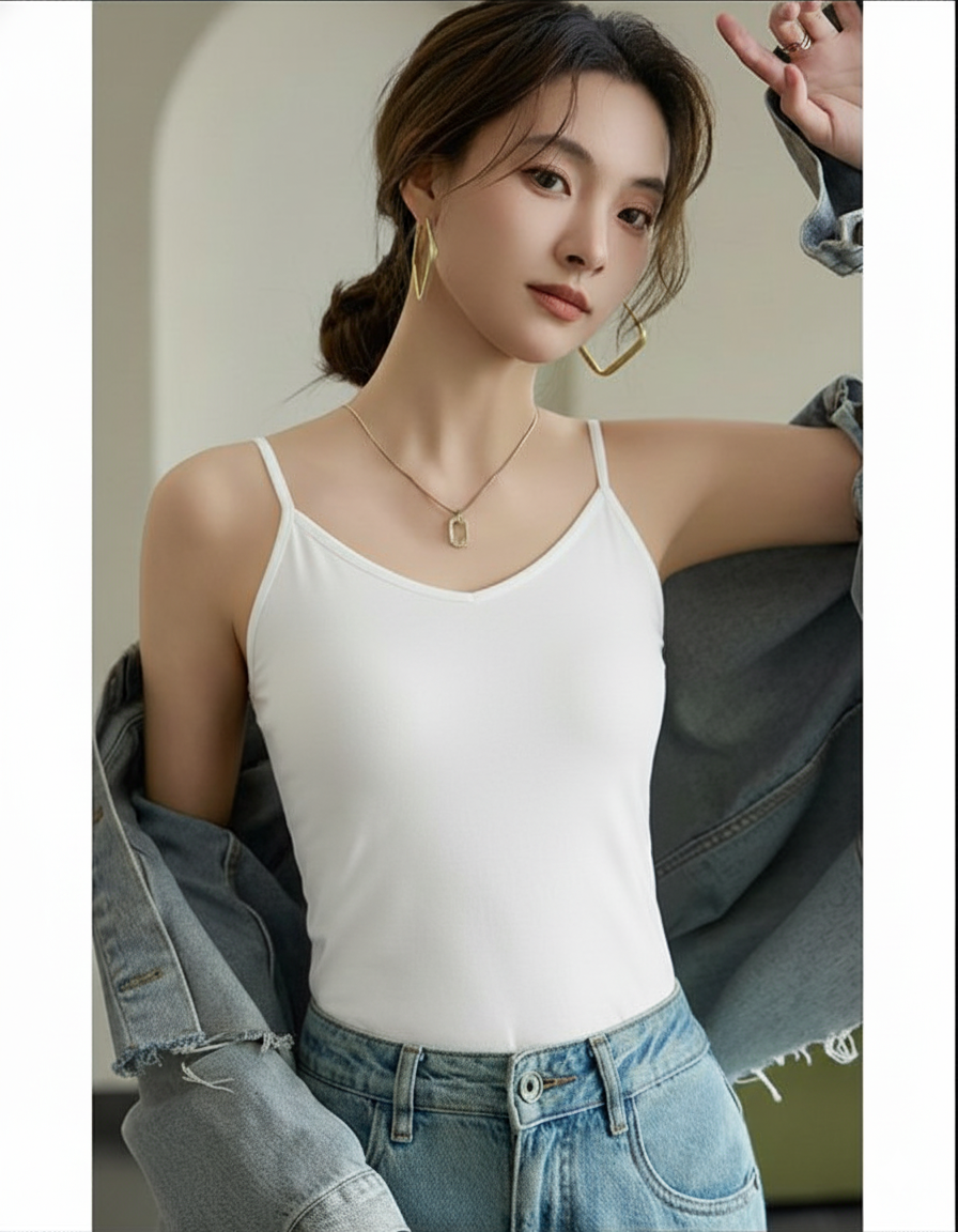Valenzora | V-neck Spaghetti Top
