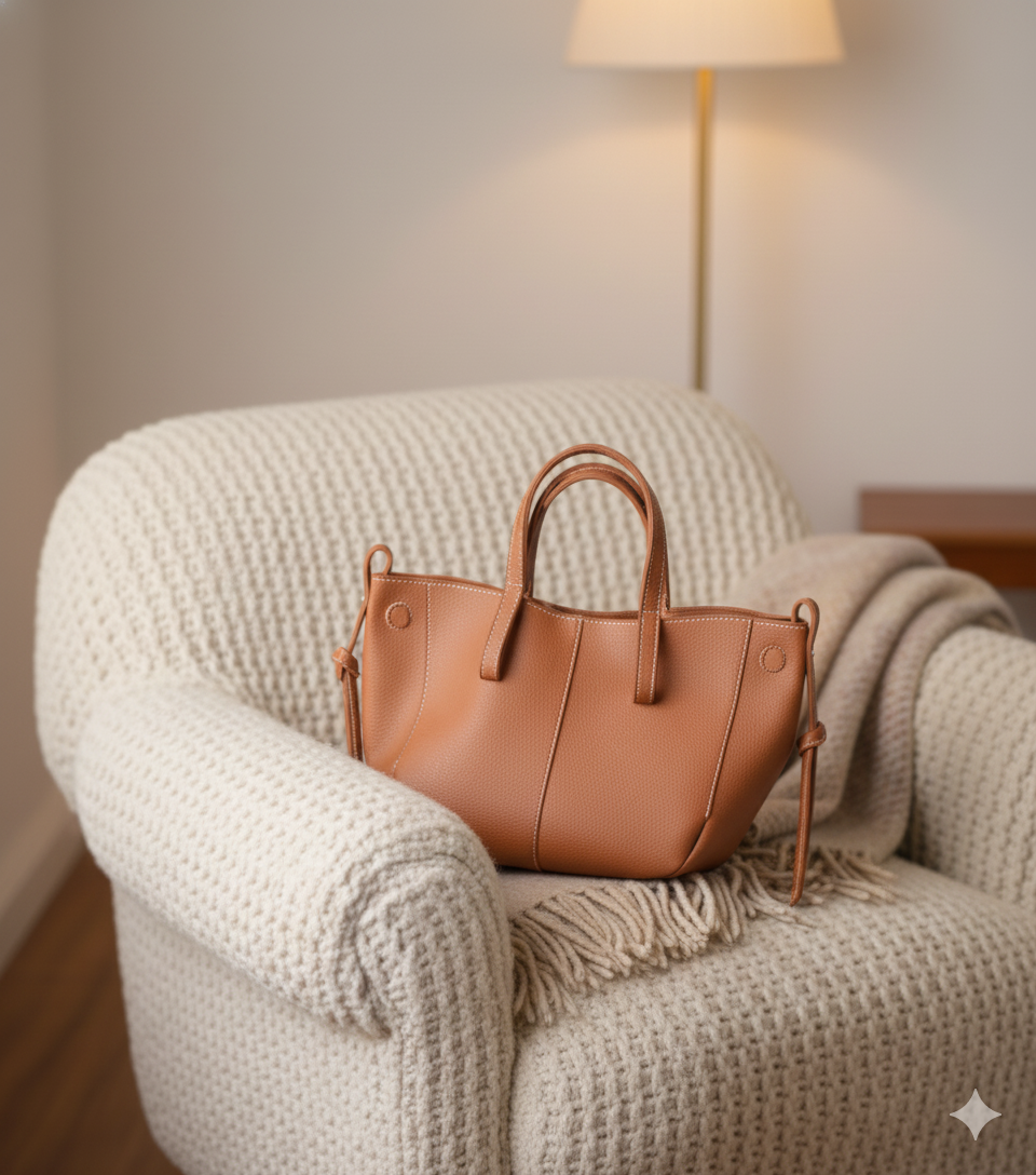 Valenzora | Luxurious Leather Shopper