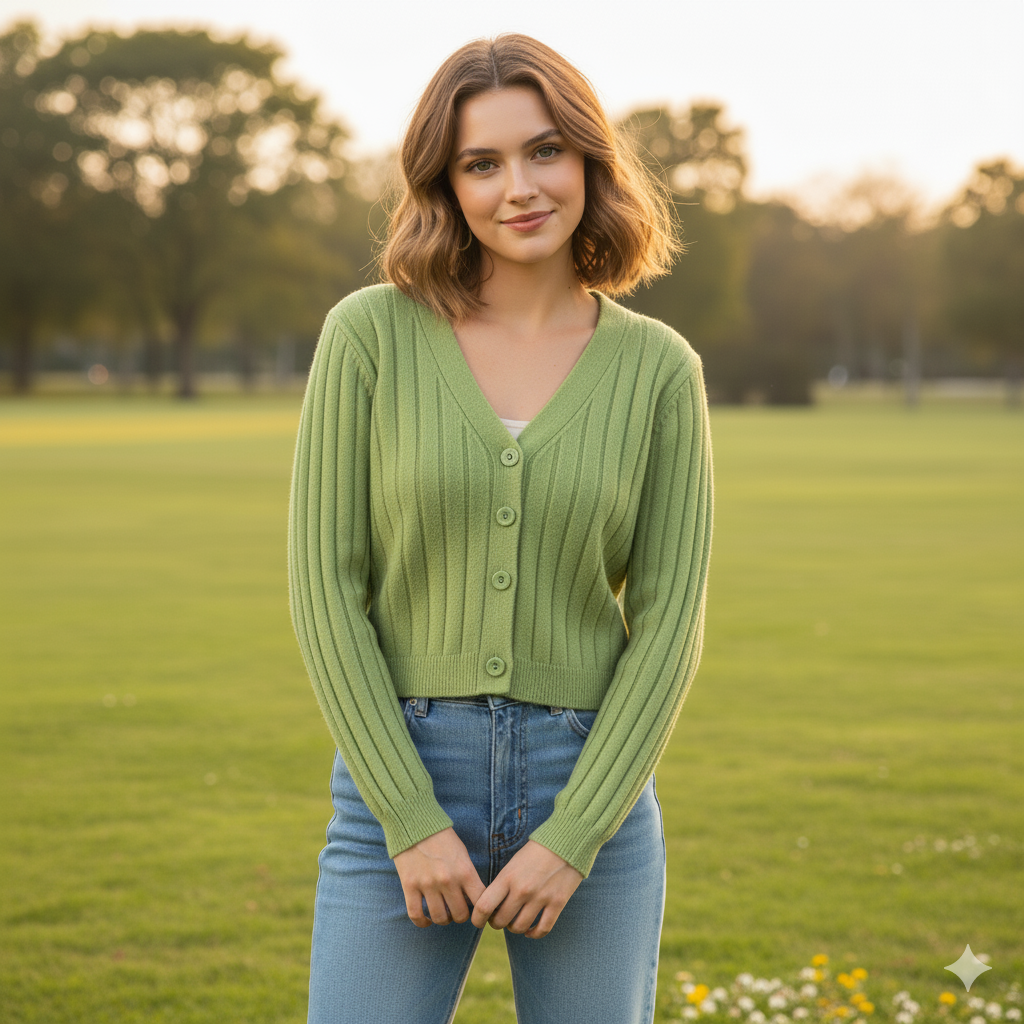 Valenzora | Damen-Strickpullover mit Schnürung und V-Ausschnitt