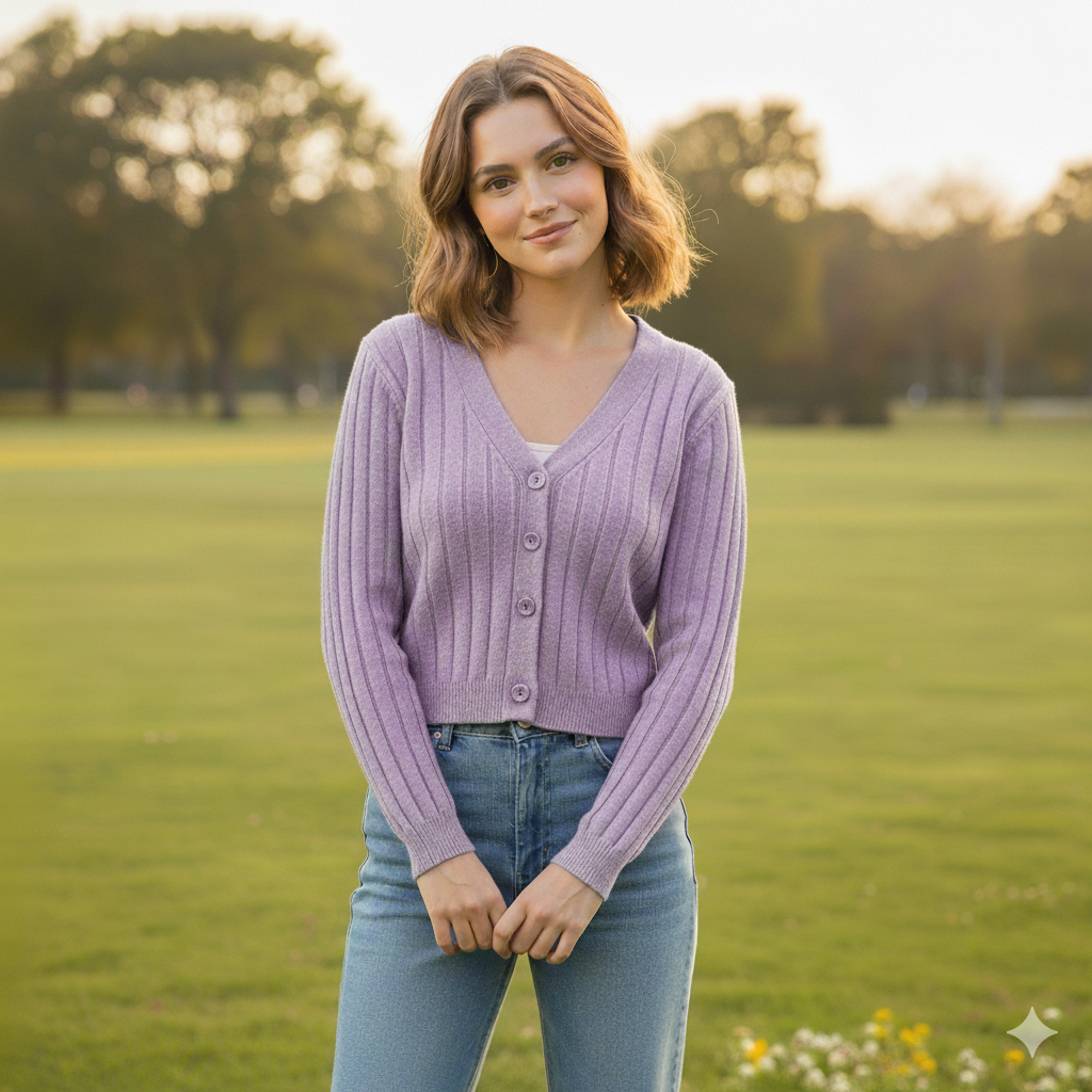 Valenzora | Damen-Strickpullover mit Schnürung und V-Ausschnitt