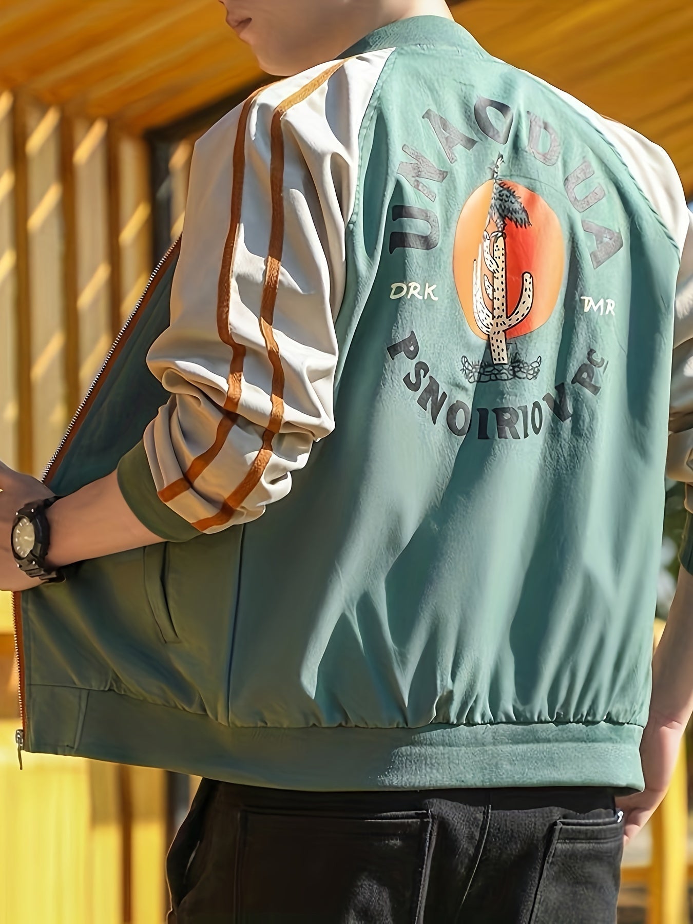 Valenzora | Stylish color-block jacket with a sporty look