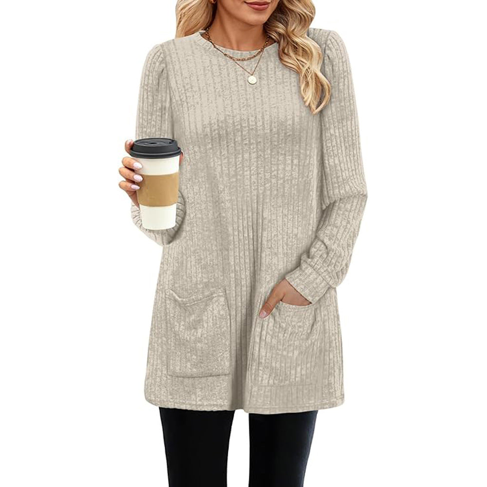 Valenzora | Autumn and Winter new mid-length sweater dress for women