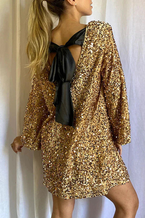 Valenzora | Long-sleeved mini Valenzora | Party dress