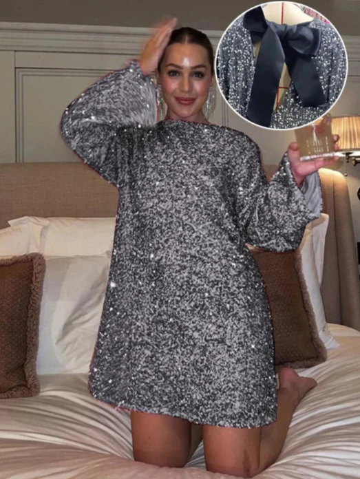 Valenzora | Long-sleeved mini Valenzora | Party dress
