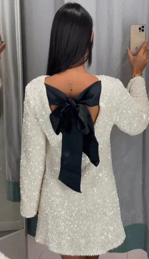 Valenzora | Long-sleeved mini Valenzora | Party dress