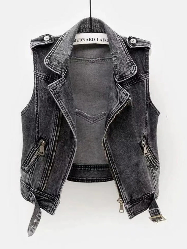 Valenzora WOMEN'S DENIM VEST