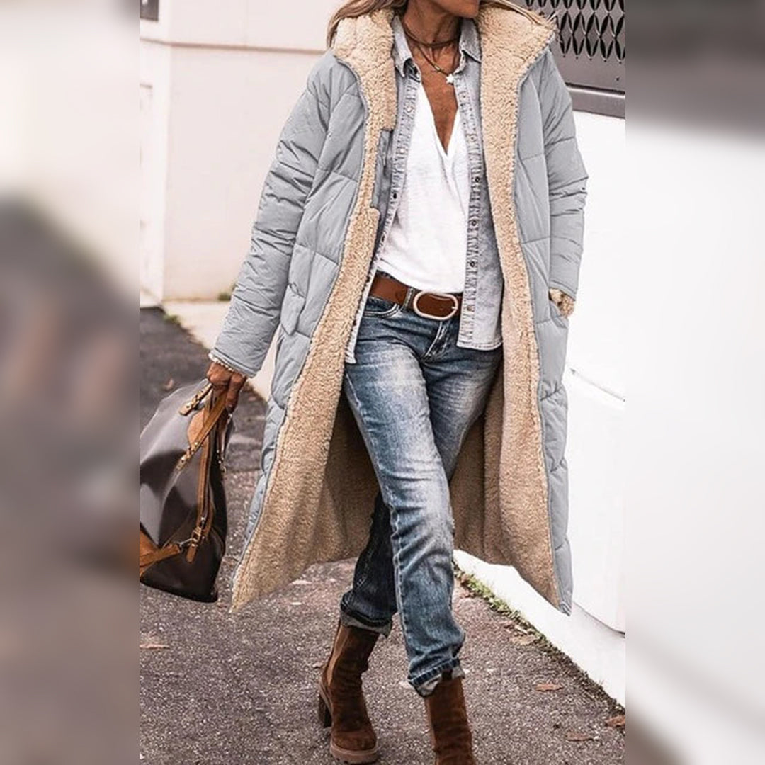 Valenzora | Reversible Women's Puffer Jacket - Stylish and warm winter jacket