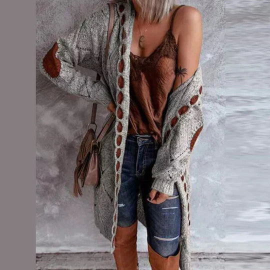 Valenzora | Fashionable cardigan with hood