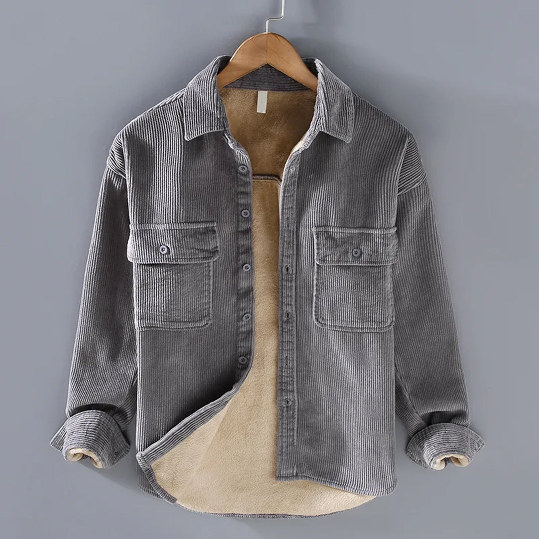 Valenzora | Long-sleeved corduroy jacket with pockets