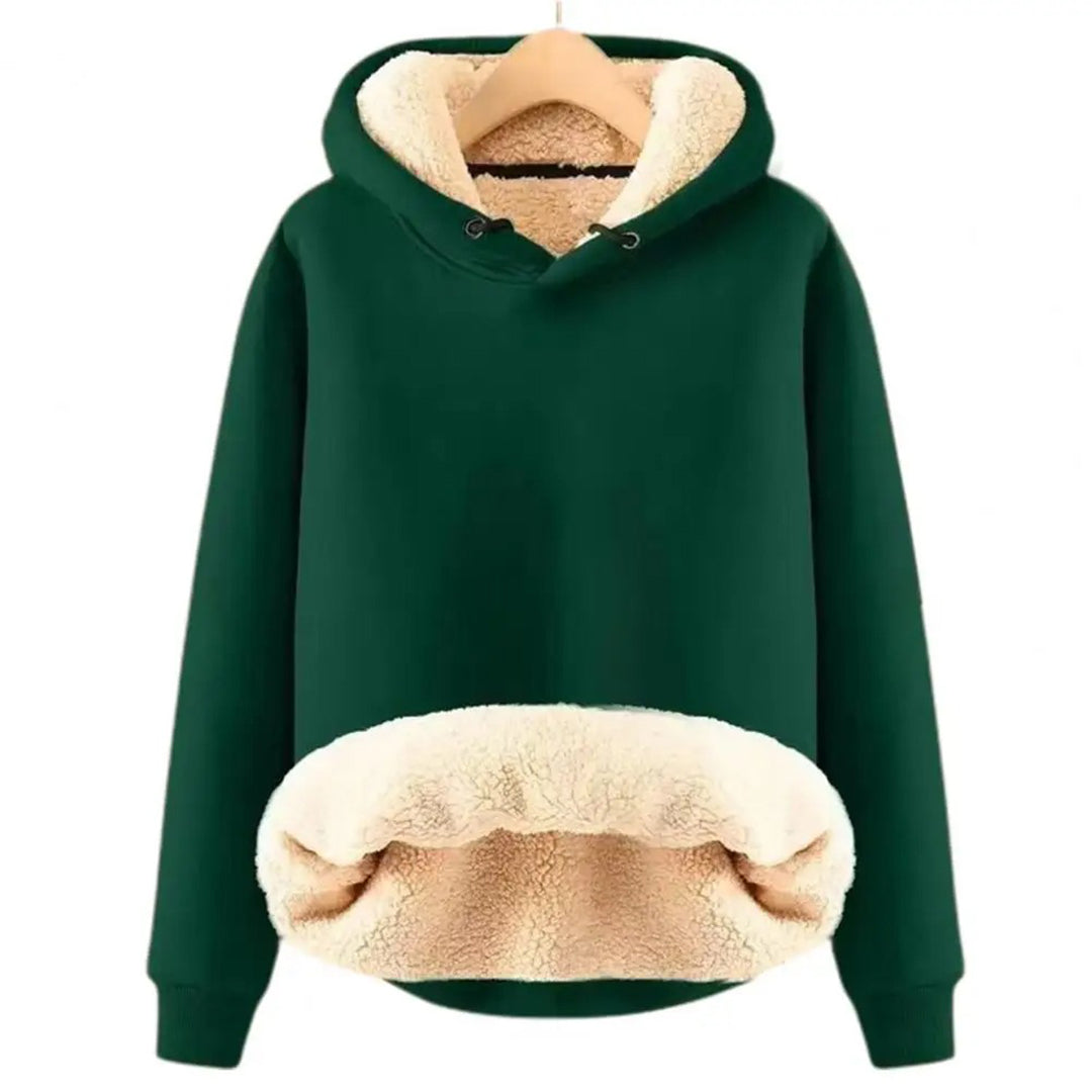 Valenzora | Bequemer warmer Kapuzenpullover für Damen