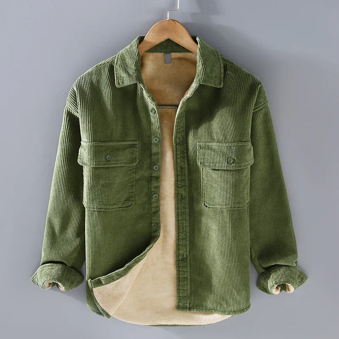 Valenzora | Long-sleeved corduroy jacket with pockets