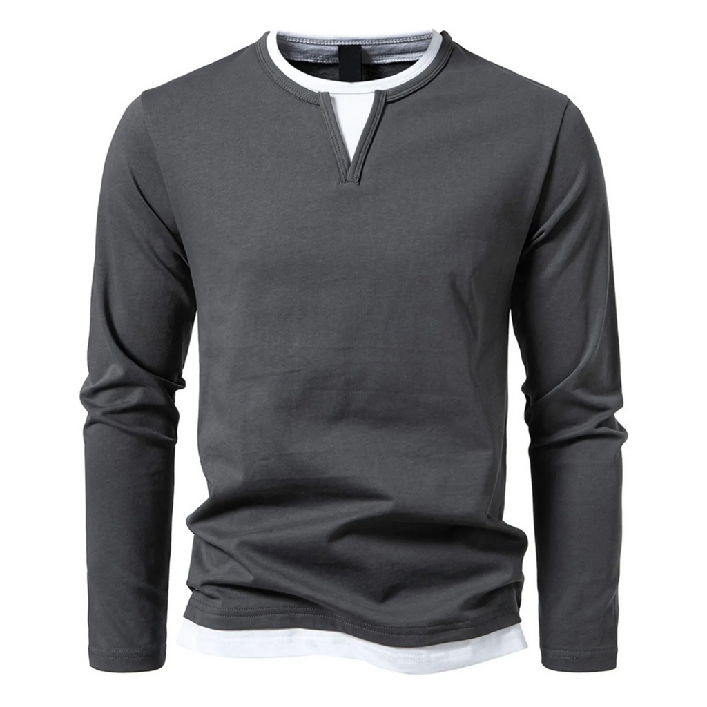 Valenzora | Langärmeliges Baumwoll-T-Shirt