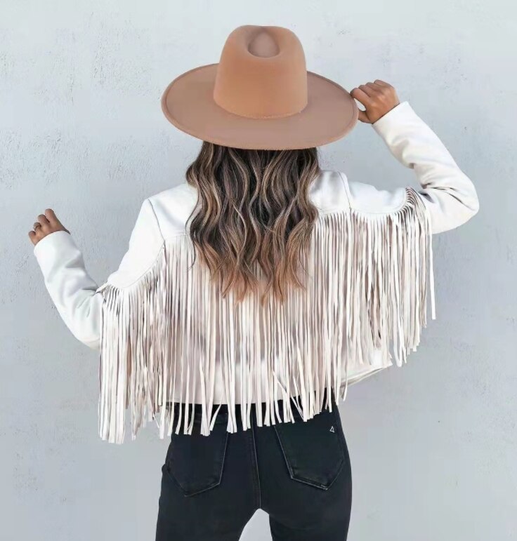 Valenzora | Damen Fransenjacke