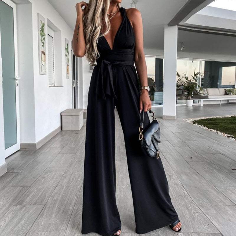 Valenzora - One-piece suit with cut-out straps
