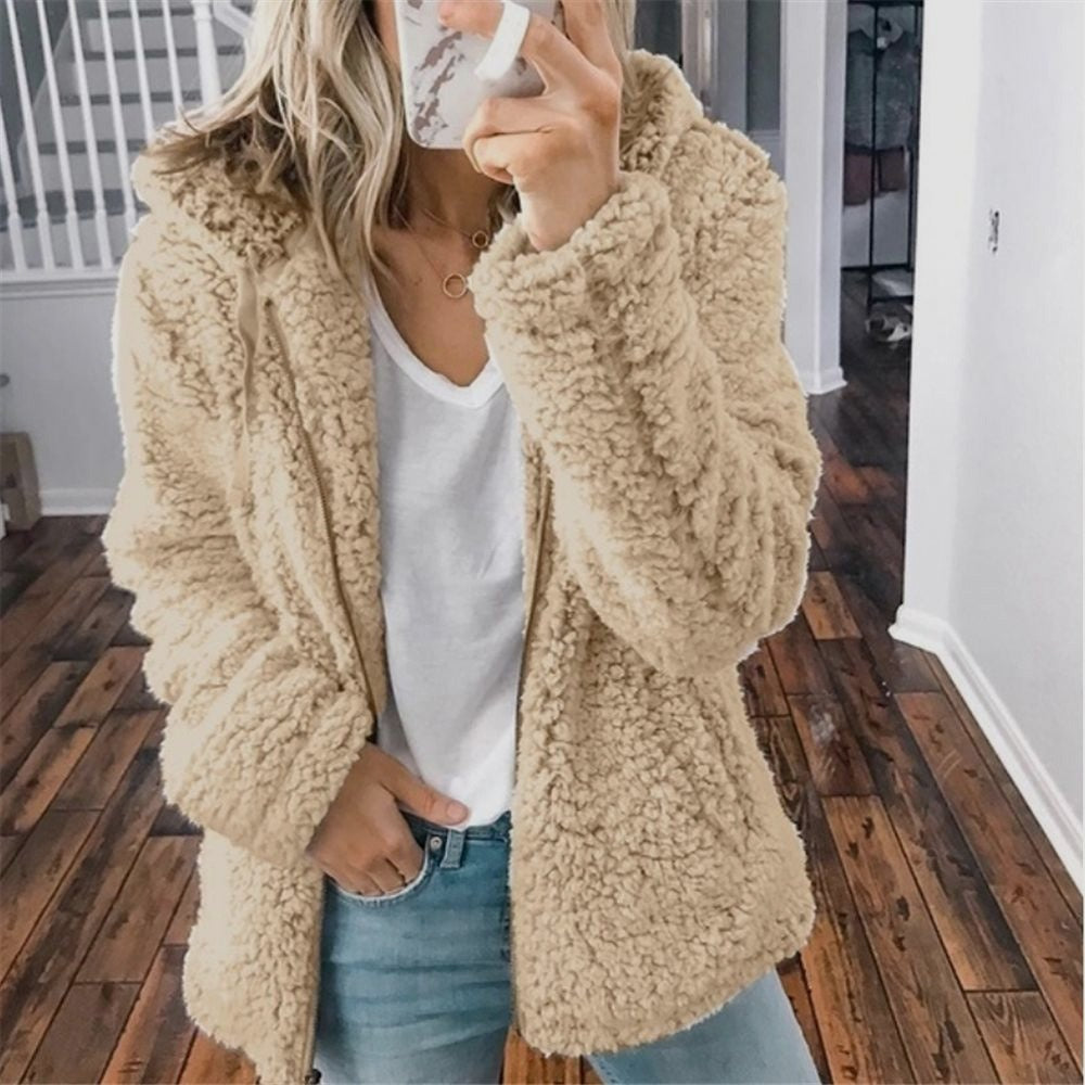 Valenzora | Soft hooded jacket for women