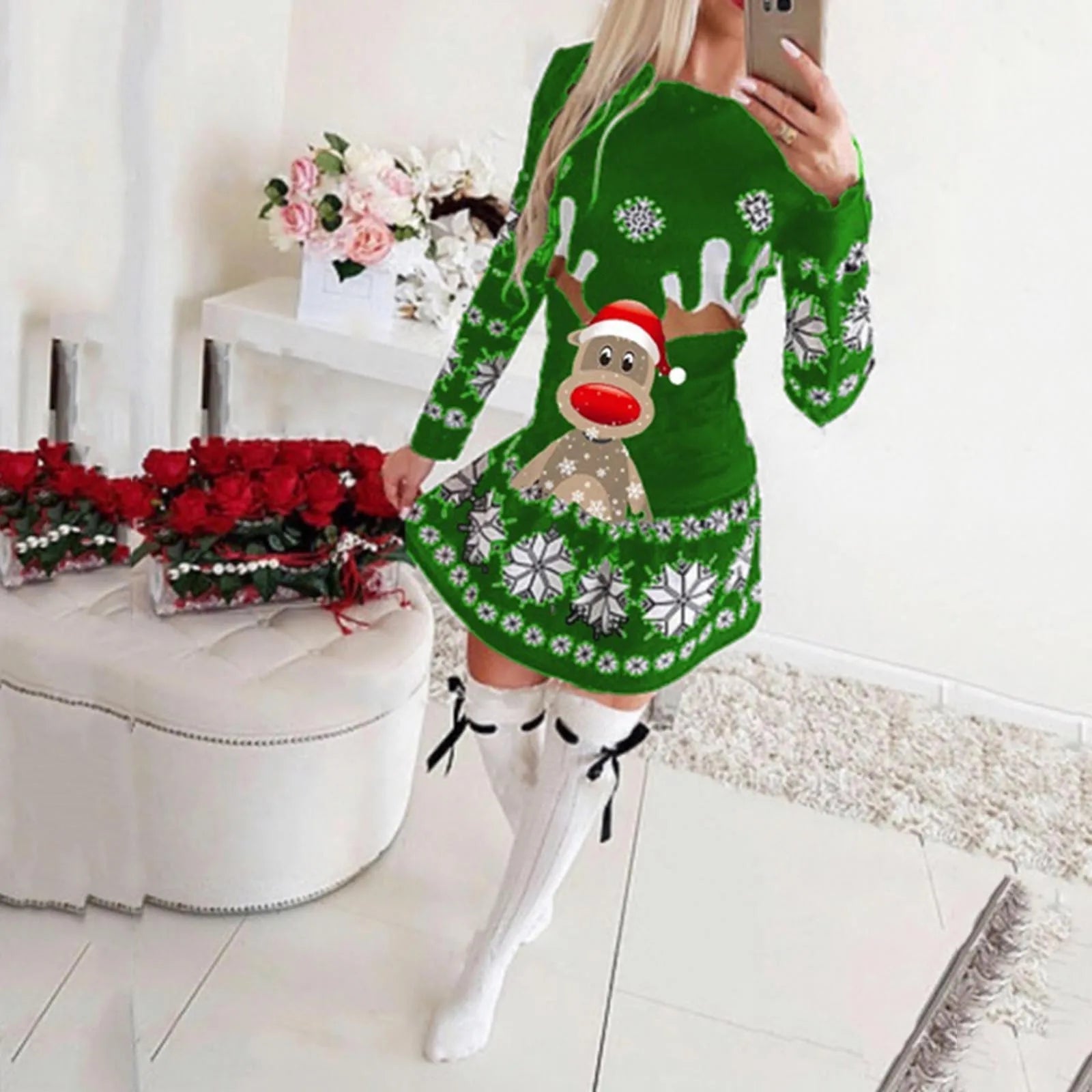 Valenzora - Ugly Christmas jumper - Casual jumper with rainbow print
