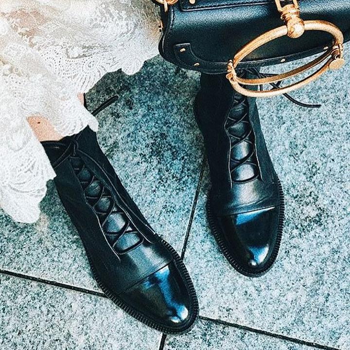 Valenzora | Vintage ankle boots with heels for women