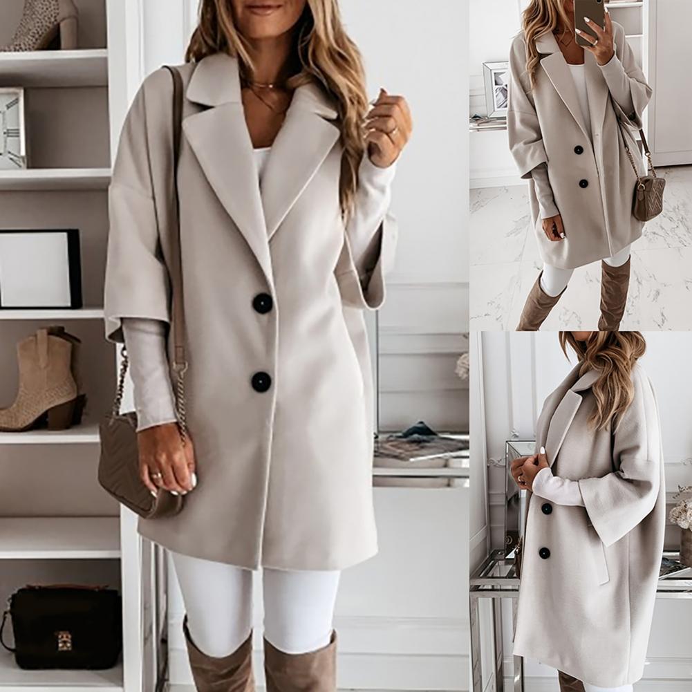 Valenzora Mantel | Eleganter, trendiger langer Mantel für Damen