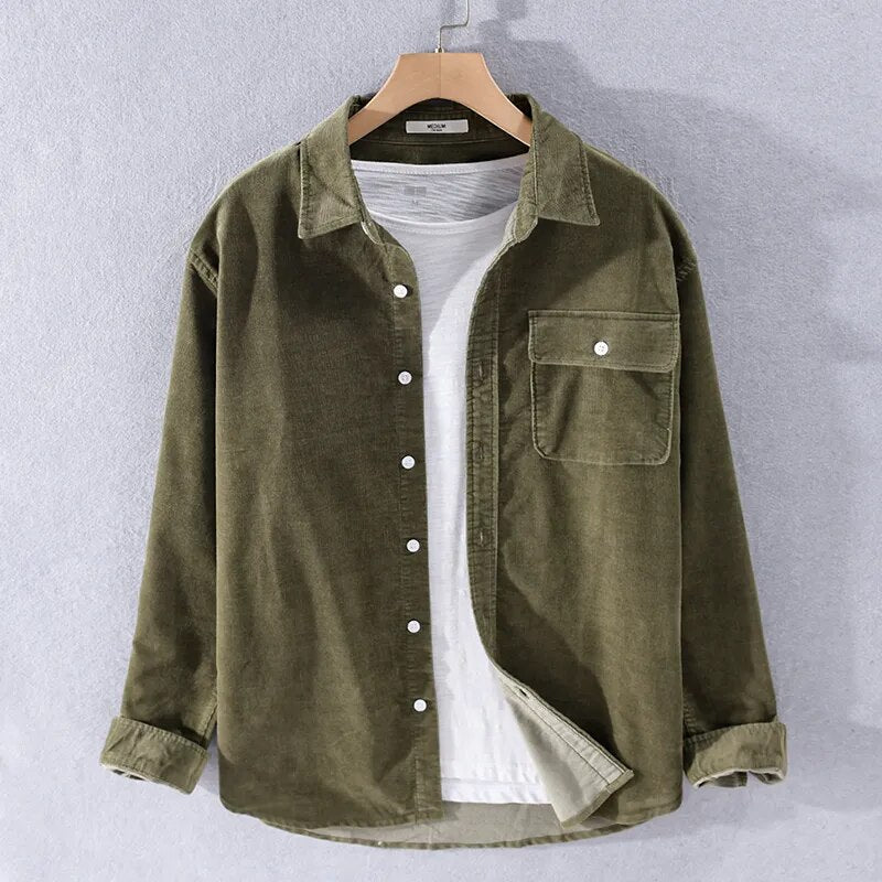 Valenzora | Long-sleeved overshirt made of soft denim