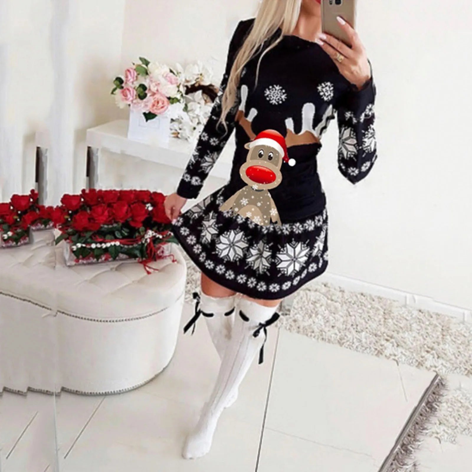 Valenzora - Ugly Christmas jumper - Casual jumper with rainbow print