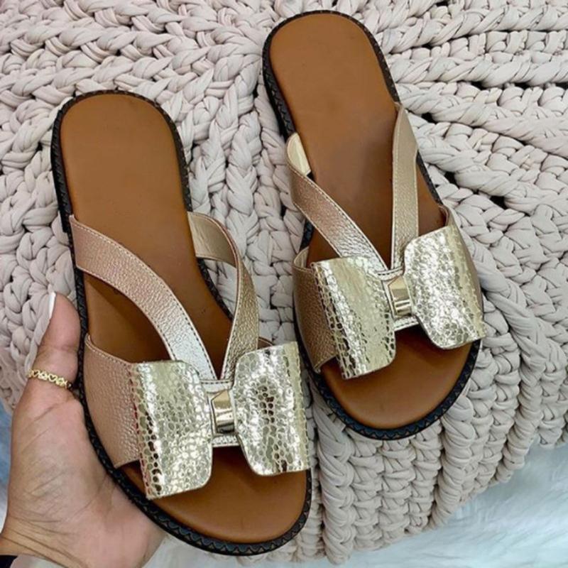 Valenzora | Casual summer shoes for women with butterfly knot