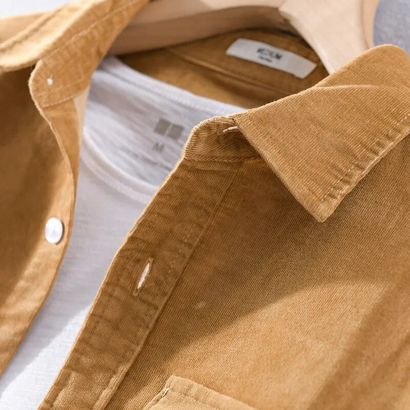 Valenzora | Long-sleeved overshirt made of soft denim