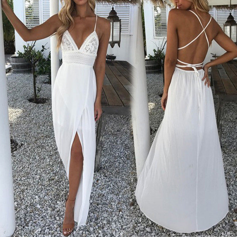 Valenzora | Spitzen-Boho-Flow-Kleid