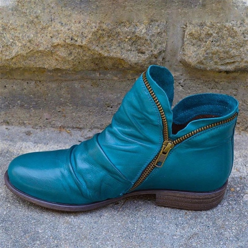 Valenzora | Women's Zipper Boots