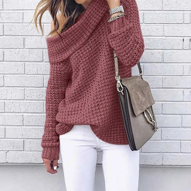 Autumn Off-Shoulder Sweater