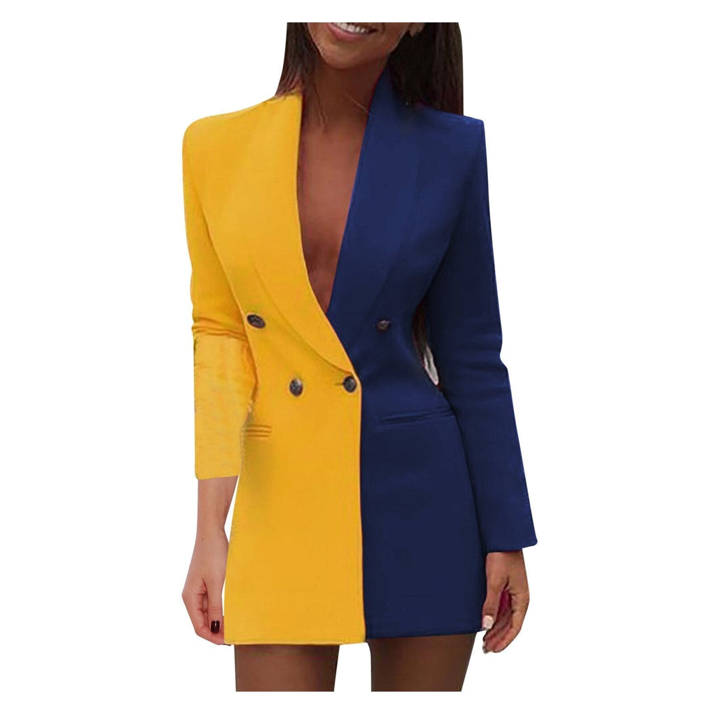 Valenzora | Two-tone blazer dress