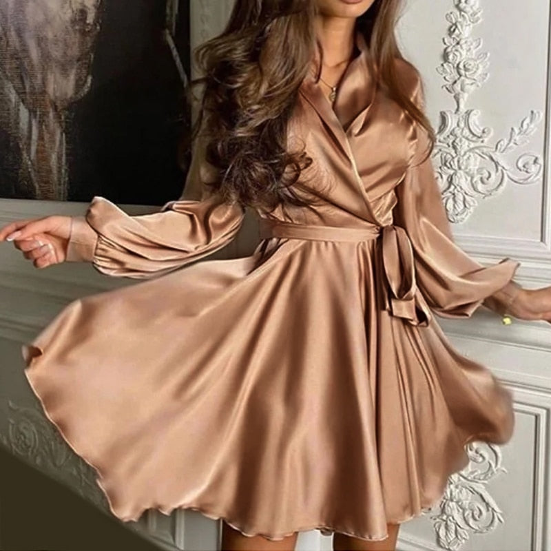 Valenzora | Sascha Chic Satin Dress