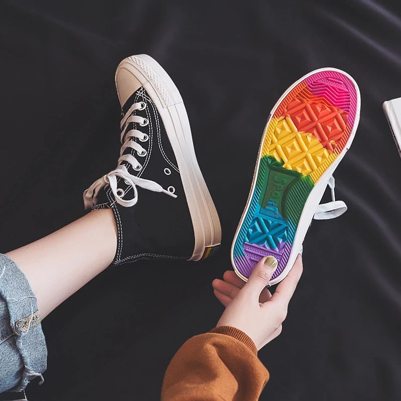 Valenzora | Proudly Yours high-top sneakers
