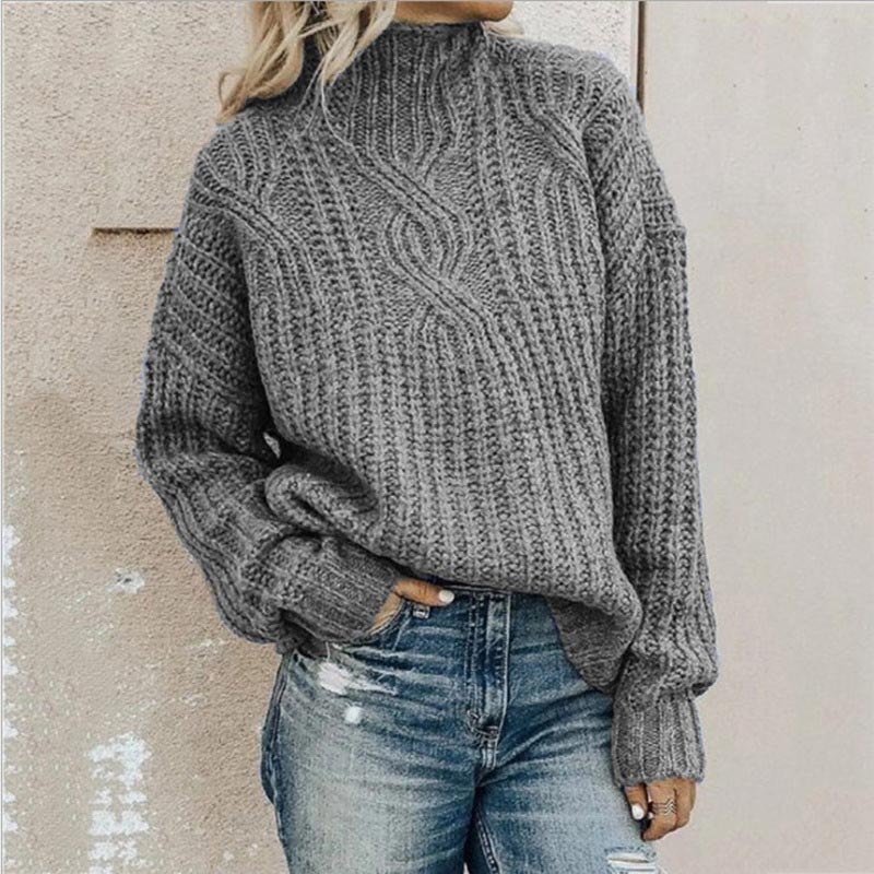 Valenzora Plus size turtleneck sweater