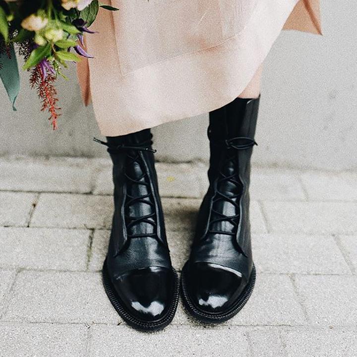 Valenzora | Vintage ankle boots with heels for women
