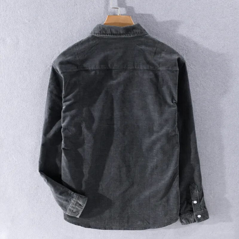 Valenzora | Long-sleeved overshirt made of soft denim