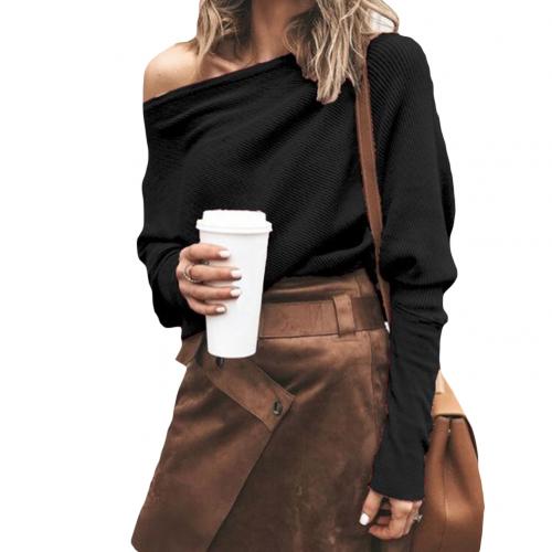Valenzora | Damen schulterfreier Pullover