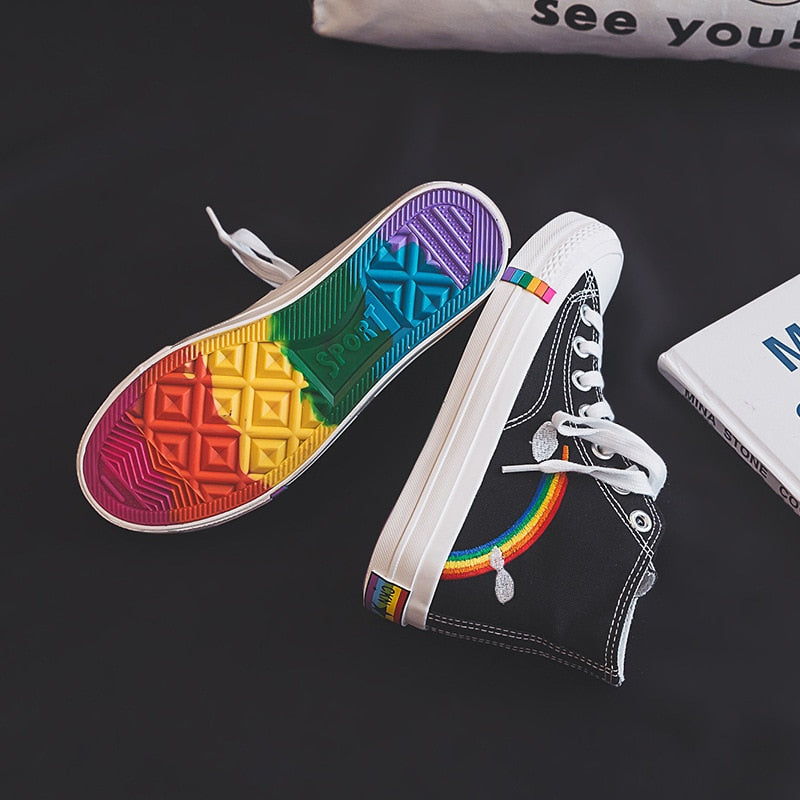 Valenzora | Proudly Yours high-top sneakers