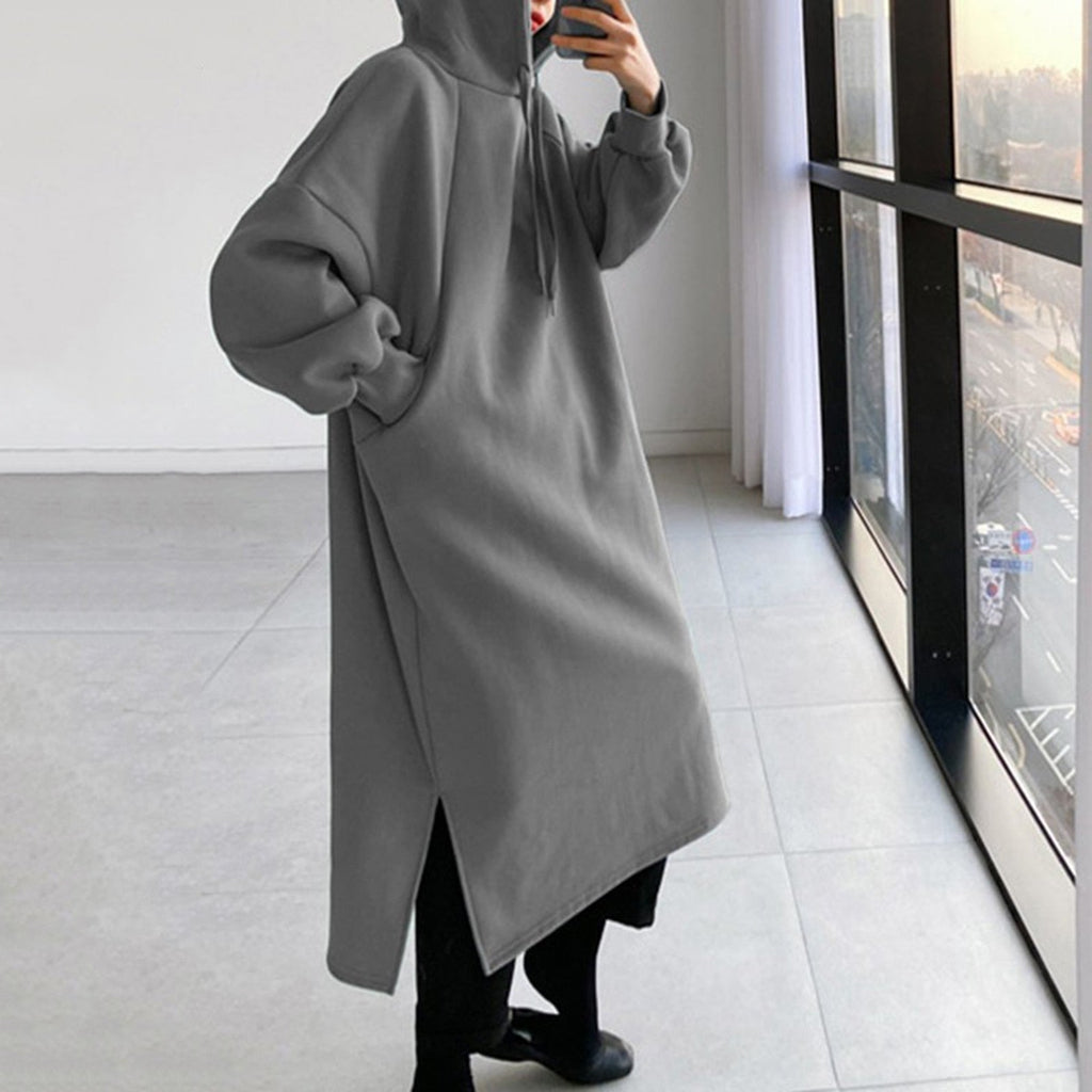 Valenzora | Lässiger Langarm-Kapuzenpullover mit Kapuze