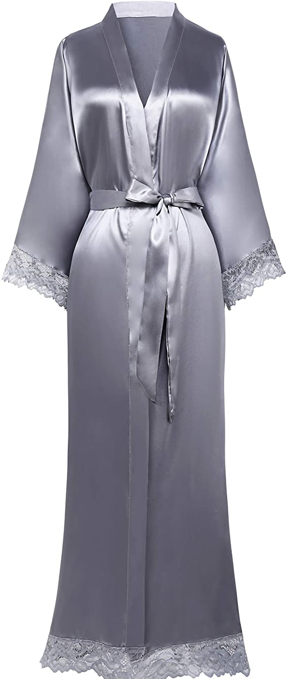 Valenzora | Long bathrobe with spider pattern