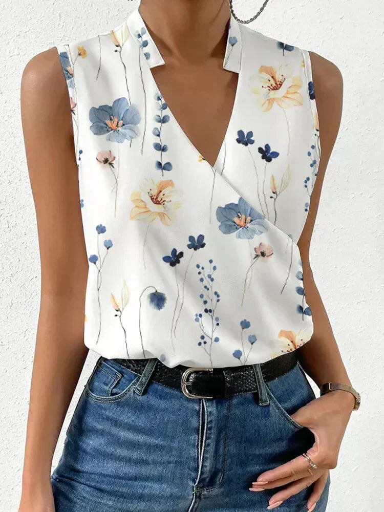 Valenzora | Chic sleeveless blouse for women