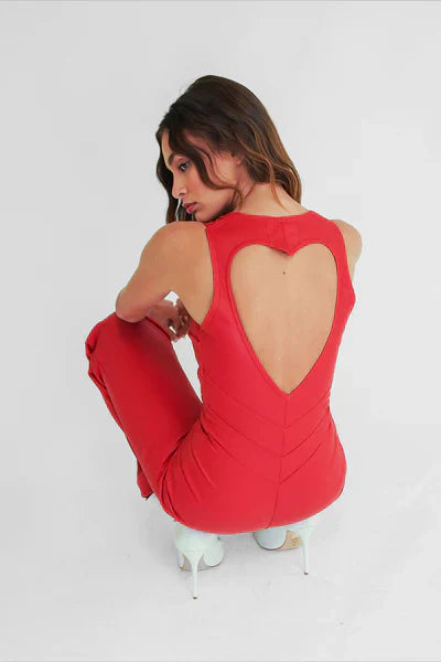Valenzora | Hollywood Sweetheart Neckline Bodycon Jumpsuit – Stylish and Figure-Flattering