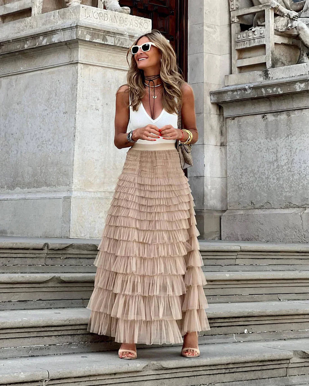 Valenzora - Stylish skirt with elastic waistband