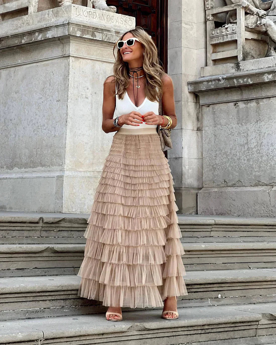 Valenzora - Stylish skirt with elastic waistband