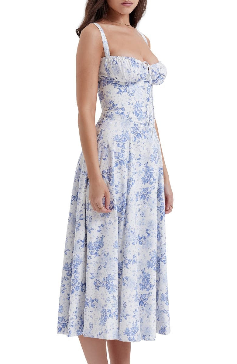 Floral corset dress