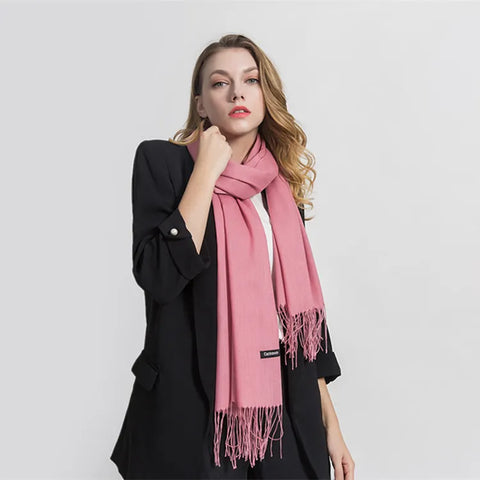 Valenzora | Comfortable long cashmere scarf