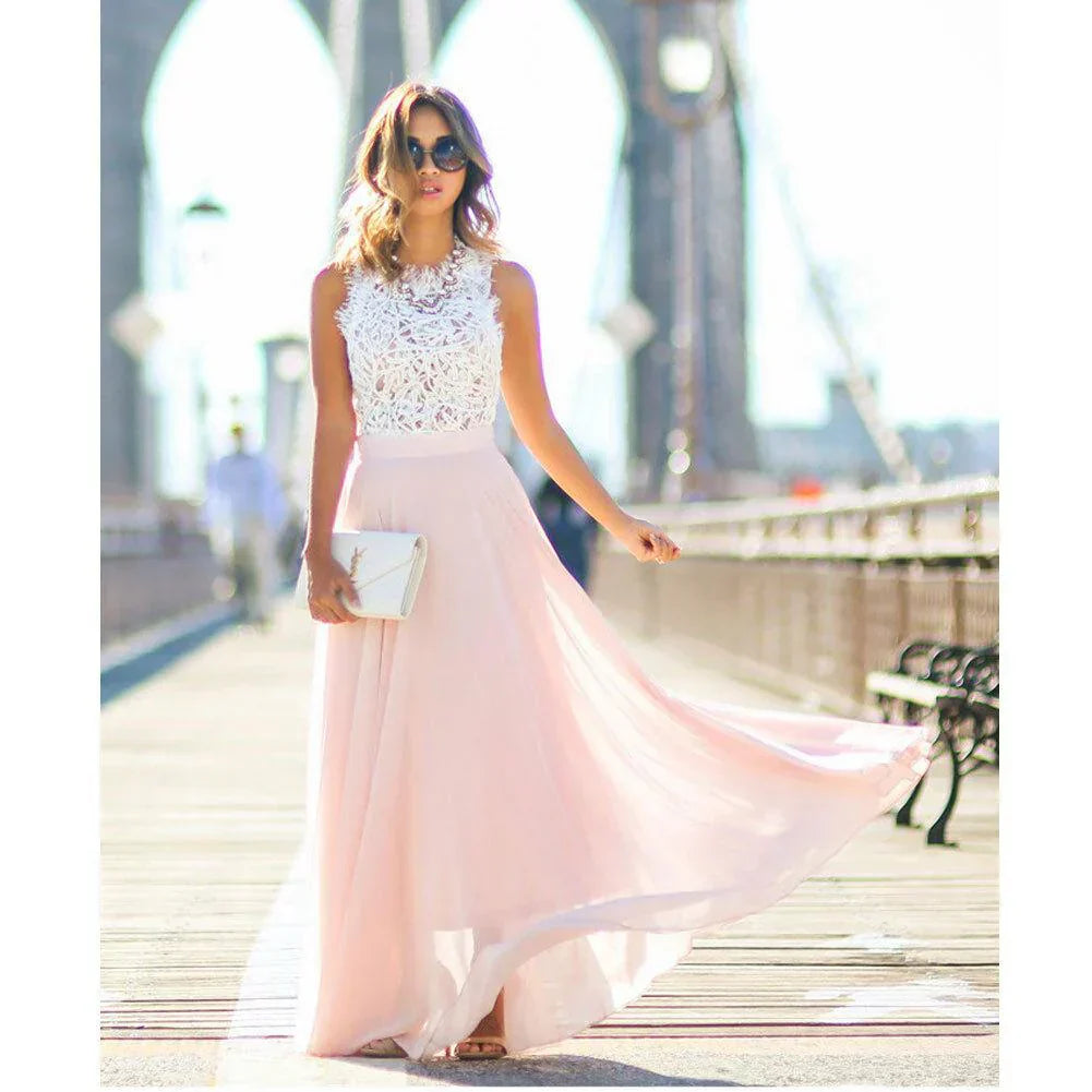 Valenzora | Elegant women's dress with lace